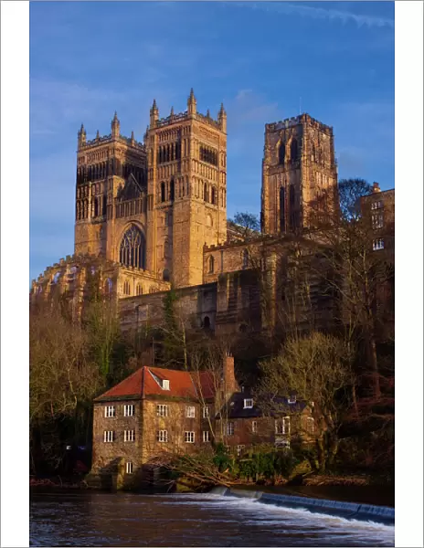 England, County Durham, Durham City. Fulling Mill, on the banks of the River Wear