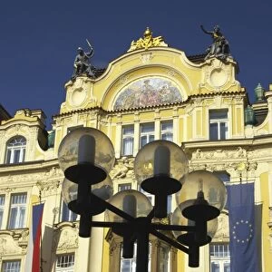 Czech Republic, Prague, Old Town. Typical Prague architecture of a building in the Old Town Square