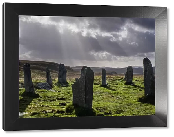 Scotland, The Isle of Lewis, Callanish Stone Circle No3