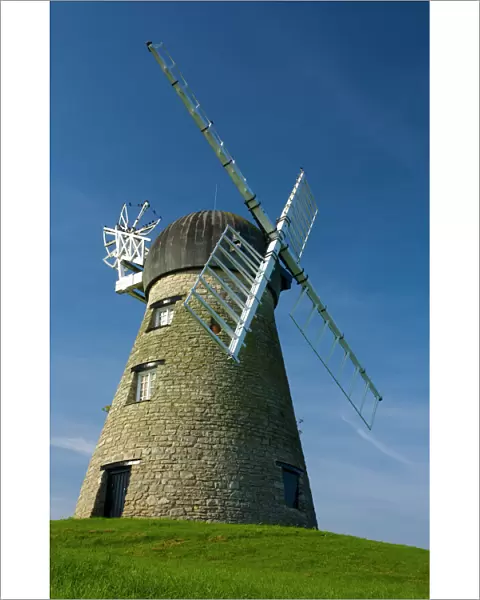 The well preserved Whitburn Windmill, situated in an residential estate in the South Tyneside village