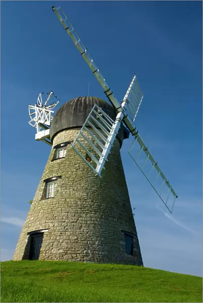 The well preserved Whitburn Windmill, situated in an residential estate in the South Tyneside village