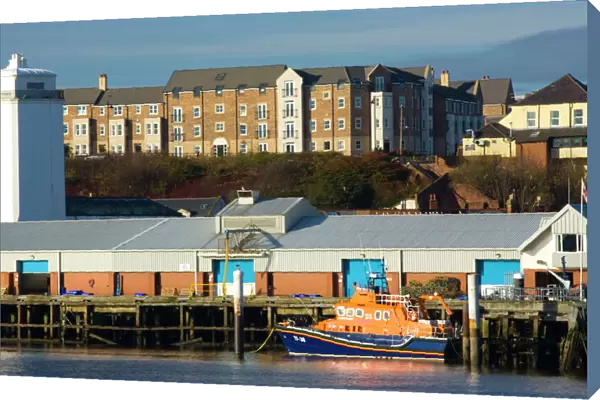 England, Tyne & Wear, North Shields. Tynemouth RNLI station located on the East Quayside at North Shields