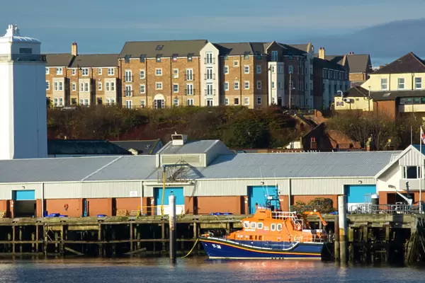 England, Tyne & Wear, North Shields. Tynemouth RNLI station located on the East Quayside at North Shields