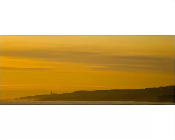 England, Tyne & Wear, South Tyneside. View from the mouth of the Tyne looking south towards Marsden