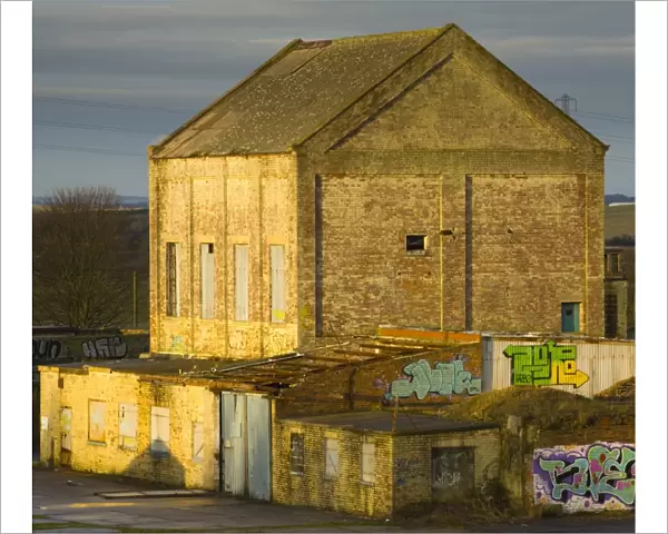England, Tyne & Wear, East Holywell Colliery. Abandoned buildings from a bygone age - East Holywell Colliery
