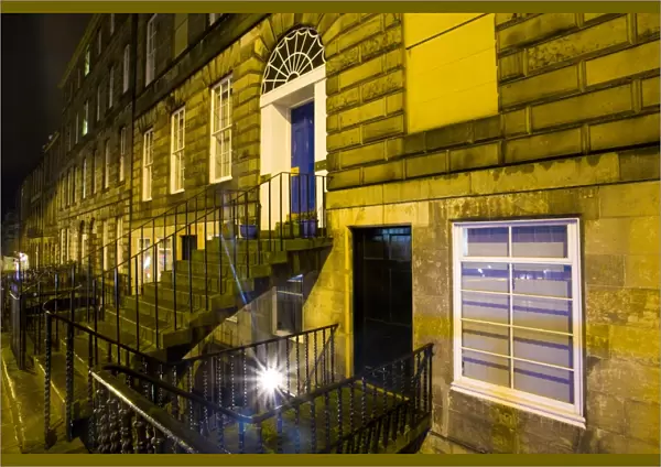 Scotland, Edinburgh, New Town. Private dwelling near the city center in the New Town