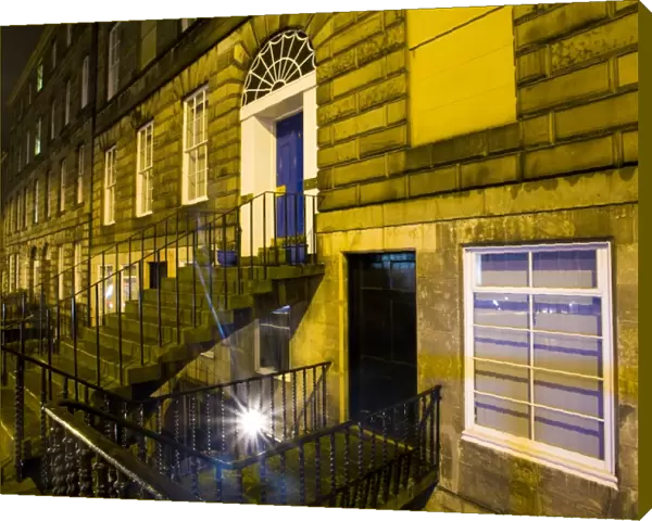 Scotland, Edinburgh, New Town. Private dwelling near the city center in the New Town