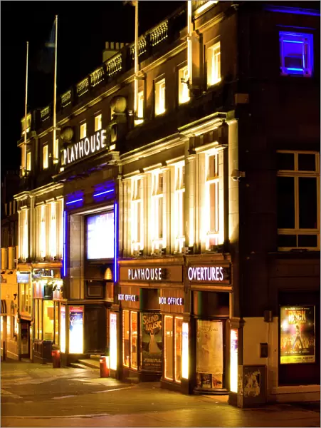 Scotland, Edinburgh, Edinburgh Playhouse. The Edinburgh Playhouse, which originally opened as a cinema in 1929, was designed by architect John Fairweather who gained inspiration for the design from the Roxy Theatre in