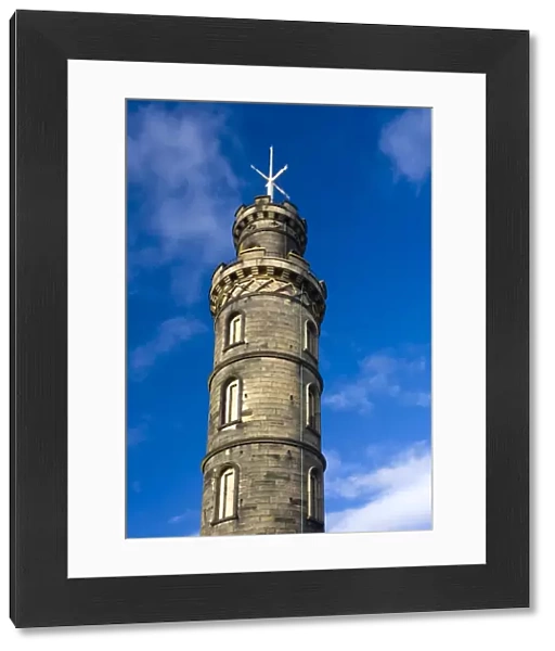 Scotland, Edinburgh, Calton Hill. Nelsons Monument on Calton Hill