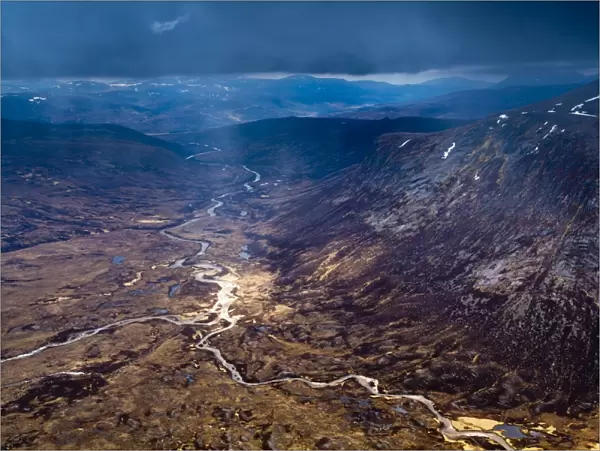 Scotland, Scottish Highlands, Cairngorms National Park. Glen Geusachan