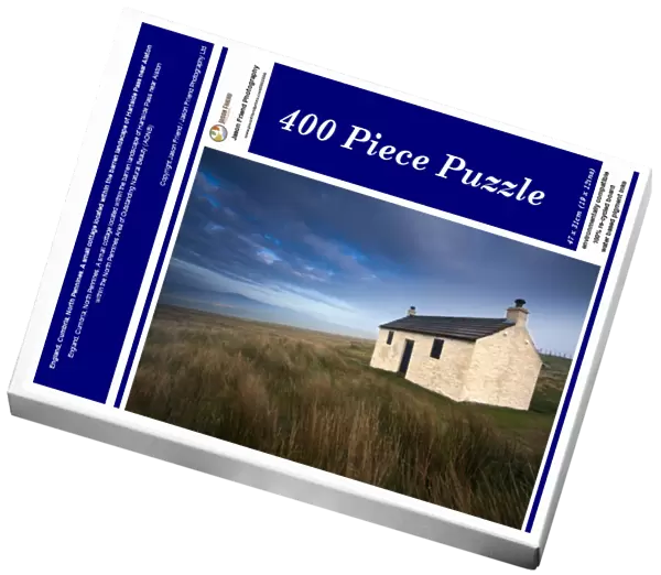 England, Cumbria, North Pennines. A small cottage located within the barren landscape of Hartside Pass near Alston within the North Pennines Area of Outstanding Natural