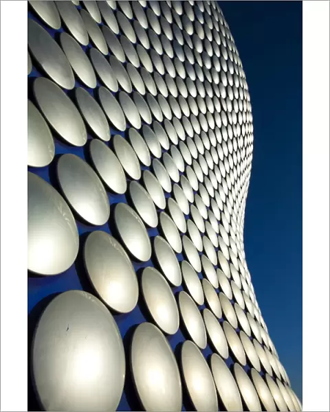 England, West Midlands, Birmingham. Abstract shapes of the modern Selfridges building