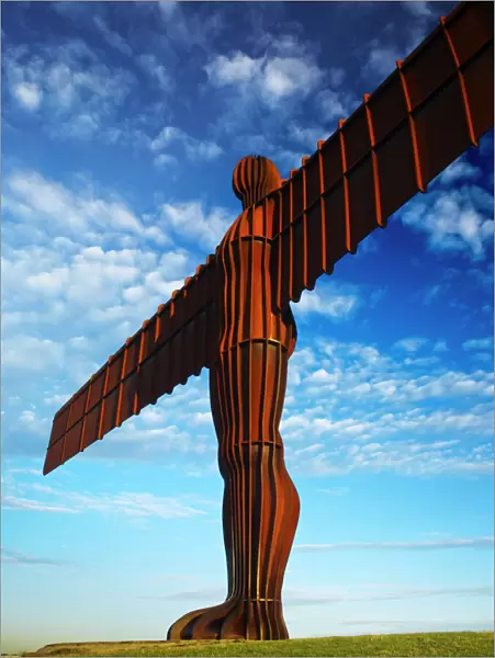 England, Tyne and Wear, Angel of the North. The Angel of the North statue near the cities of Gateshead and Newcastle