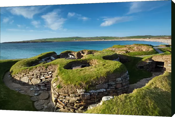 Scotland, Orkney Islands, Skara Brae Prehistoric Village