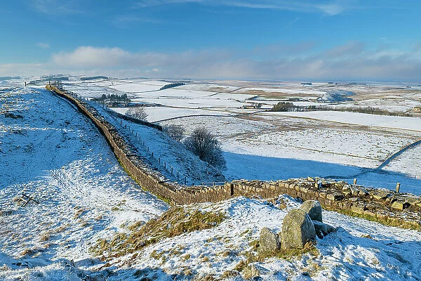 England, Northumberland National Park, Hadrian's Wall