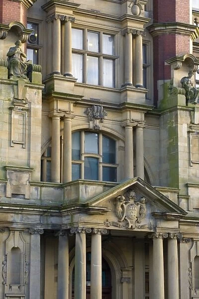 England, Tyne and Wear, Newcastle Upon Tyne. Architectural details of the Armstrong Building