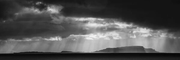 Scattered Light. Scotland, Western Isles, Isle of Soay