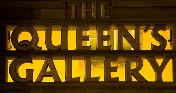 Scotland, Edinburgh, Queens Gallery. The Queens Gallery, originally built as the Holyrood Free Church, which forms part of the Palace of