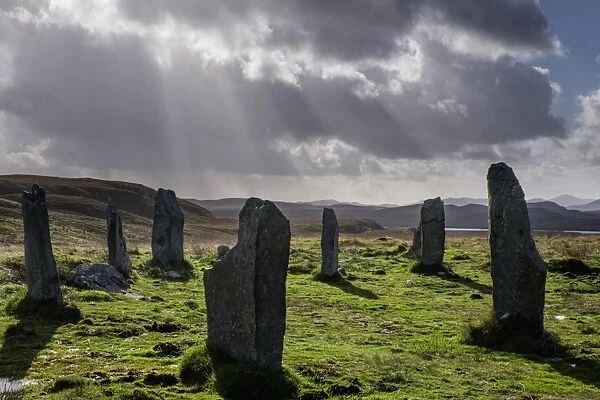 Scotland, The Isle of Lewis, Callanish Stone Circle No3