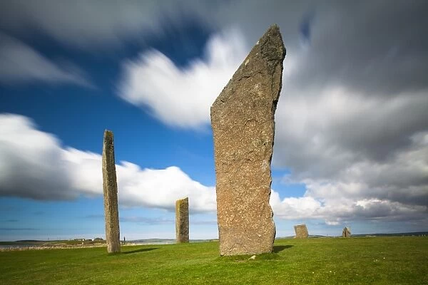 Scotland, Orkney Islands, Standing Stones of Stenness