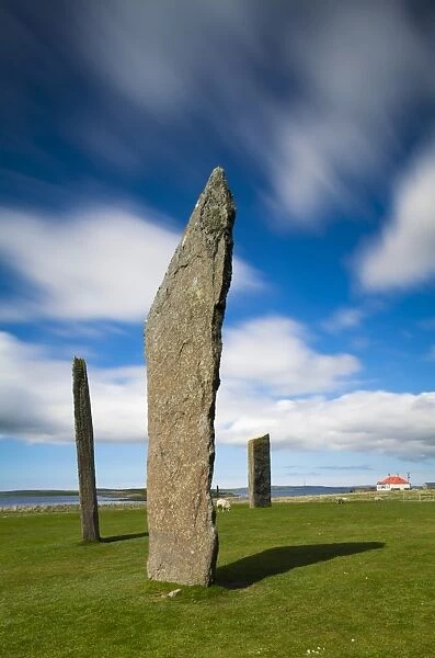 Scotland, Orkney Islands, Standing Stones of Stenness