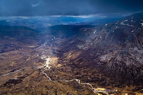 Scotland, Scottish Highlands, Cairngorms National Park. Glen Geusachan
