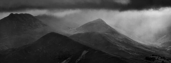 Valley Mount. England, Cumbria, Northern fells near Keswick