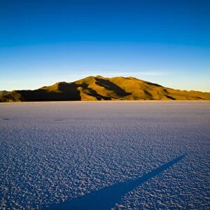 Bolivia, Southern Altiplano, Salar de Uyuni. The worlds largest and highest salt flat
