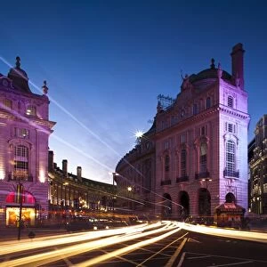 England, London, Piccadilly Circus. Piccadilly Circus located in the Londons West End in the City
