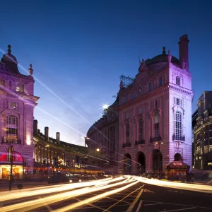 England, London, Piccadilly Circus. Piccadilly Circus located in the Londons West End in the City