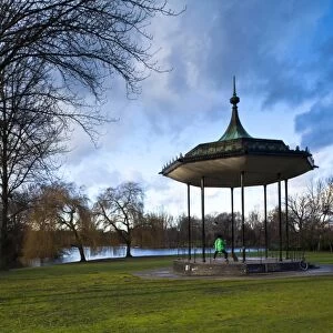 England, London, Regents Park. The Bandstand in the grounds of The Regents Park