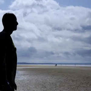 England, Merseyside, Antony Gormley Another Place