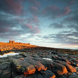 England, Northumberland, Dunstanburgh Castle