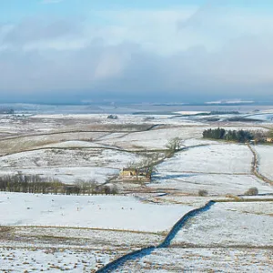 England, Northumberland National Park, Hadrian's Wall