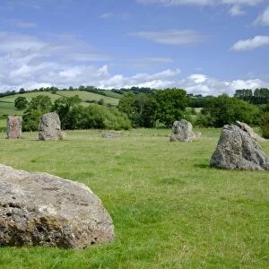 England, Somerset, Stanton Drew North East Stone Circle