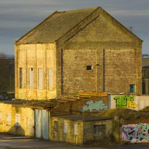 England, Tyne & Wear, East Holywell Colliery. Abandoned buildings from a bygone age - East Holywell Colliery