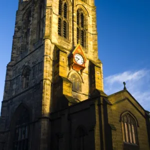 England, Tyne & Wear, Newcastle Upon Tyne. The Cathedral Church of St. Nicholas in Newcastle upon Tyne was originally the fourth largest parish church to be found in England before becoming a cathedral on the 25th