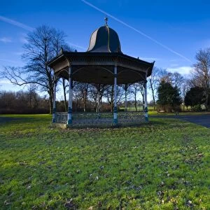 England, Tyne and Wear, Newcastle Upon Tyne. Bandstand in Exhibition Park