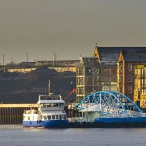 England, Tyne & Wear, North Shields. The Shields Ferry offers a quick alternative for foot passengers trying to reach the other side of