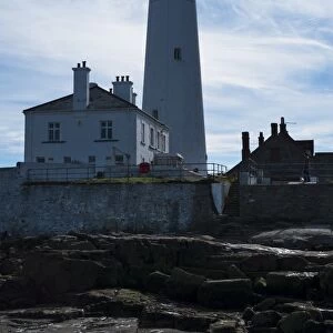 England, Tyne & Wear, St Marys Island & Lighthouse. England, Tyne & Wear, St Marys Island & Lighthouse