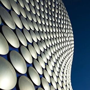 England, West Midlands, Birmingham. Abstract shapes of the modern Selfridges building