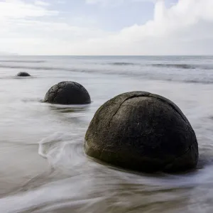 New Zealand, Otago, Moeraki Boulders