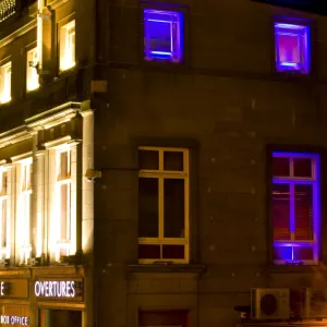 Scotland, Edinburgh, Edinburgh Playhouse. The Edinburgh Playhouse, which originally opened as a cinema in 1929, was designed by architect John Fairweather who gained inspiration for the design from the Roxy Theatre in