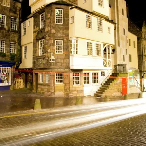 Scotland, Edinburgh, The Royal Mile. John Knox House on the Royal Mile