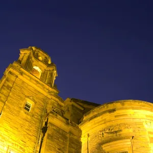 Scotland, Edinburgh, Saint Cuthberts. A church has stood on the hallowed land below Castle Rock since the 7th century when St Cuthbert, a famous Northumbrian Saint, built the first church with mud and wattle. Crossfire between the castle