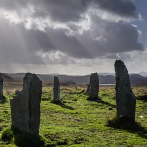 Scotland, The Isle of Lewis, Callanish Stone Circle No3