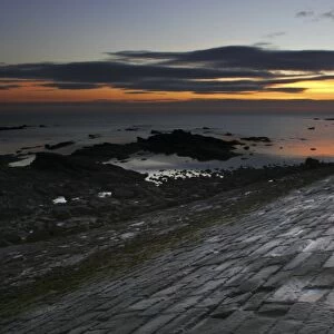 Sunrise viewed from the North Jetty in Cullercoats Bay