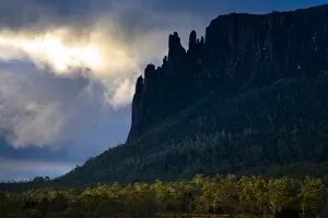 Australia Gallery: Australia, Tasmania, Cradle Mt - Lake St Clair National Park. Dramatic sky