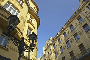 Images Dated 24th February 2006: Czech Republic, Prague, Old Town. Typical Prague architecture of the buildings in the Old Town
