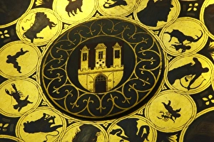 Images Dated 24th February 2006: Czech Republic, Prague, Old Town Square, Astronomical Clock. Detail of the astronomical clock